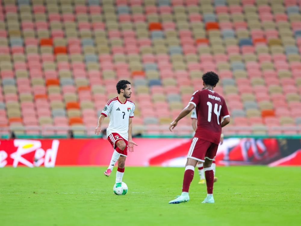 هدف واحد يفصل منتخب الإمارات عن معادلة أفضل حصيلة تهديفية في «خليجي» 1 هدف واحد يفصل منتخب الإمارات عن معادلة أفضل حصيلة تهديفية في «خليجي»