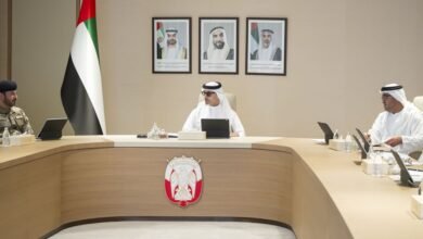 هزاع بن زايد يستقبل وفداً من شرطة أبوظبي والدفاع المدني ومركز إدارة الطوارئ والأزمات 5 هزاع بن زايد يستقبل وفداً من شرطة أبوظبي والدفاع المدني ومركز إدارة الطوارئ والأزمات