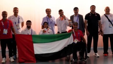 الإمارات تستهل الألعاب البارالمبية الآسيوية بحصد 4 ميداليات 2 الإمارات تستهل الألعاب البارالمبية الآسيوية بحصد 4 ميداليات